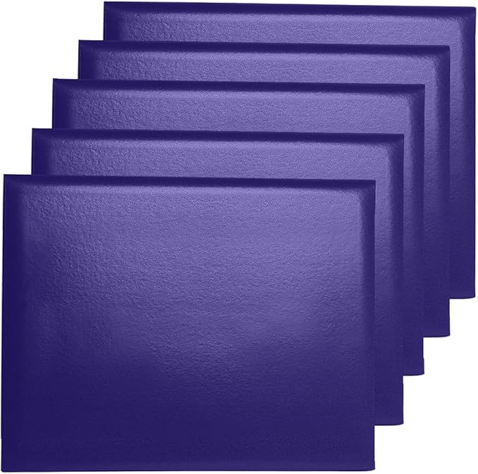 Diploma Cover 8.5” x11” Diploma Holder of Graduation Leatherette Padded Certificate（Tent Style),5-Pack