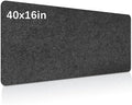 Large Felt Desk mat, 40''x16'' with Non-Slip Full Desk Mouse Pad,Office Computer Desk for Keyboard Mat,Felt Desk Mat for Desk Pad Protector（100x40cm）