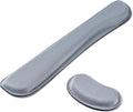 Hoewina Keyboard Wrist Rest,Ergonomic Wrist Rest,Superfine Fabric and Gel Memory Foam Wrist Pad for Computer Keyboard for Easy Typing & Pain Relief, Suitable for Office, Family, Outdoor, Gray