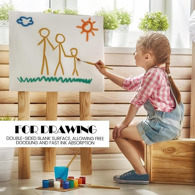 Elcoho 12 Pack White Foam Board, 24 x 36 Inch Acid-Free Foam Core Board, 5mm Thick Double Sided White Poster Boards for Presentation Art Display Office School Projects Crafting Sign Making