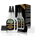 Thick Super CA Glue Kit 4.6 oz, Heavy Duty Clear Superglue Repair Wood Metal Plastic Shoe Ceramic Leather, Strength Instant Cyanoacrylate Adhesive for Woodworking Large Gap Crafts Archery Fletching