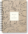 Compendium Spiral Notebook - Wild at Heart — A Designer Spiral Notebook with 192 Lined Pages, College Ruled, 7.0”W x 9.25”H