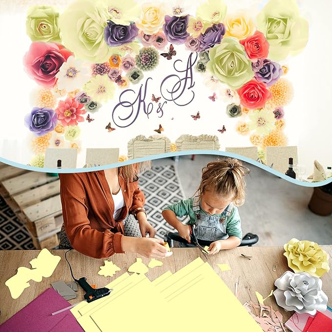 24 Sheets Yellow Cardstock 8.5 x 11 Thick Paper, Goefun 80lb Card Stock Printer Paper for Invitations, Menus, Wedding, DIY Cards