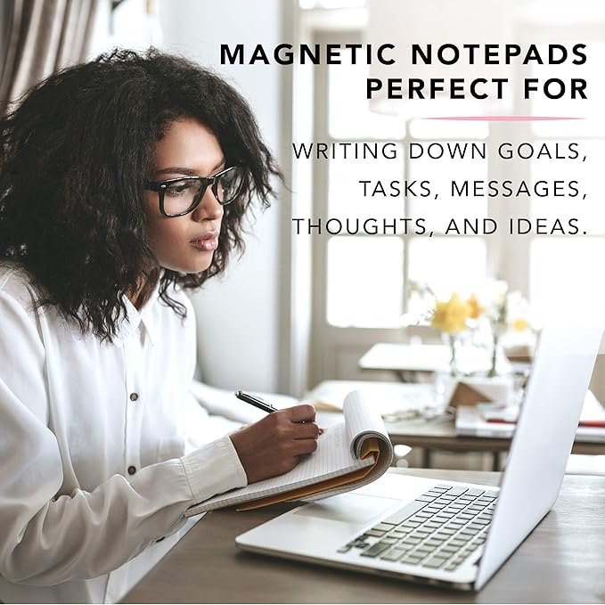 Graphique Magnetic Notepad, Pink To Do– 100 Sheets, 4” x 9.25” x .5” – Front Says, “To Do”, Sticks to Any Magnetic Surface, Perfect for Shopping and Grocery Lists, Makes a Great Gift