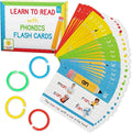 Bright Seed Phonics Flash Cards - Learn to Read in 20 Phonic Stages - Digraphs CVC Blends Long Vowel Sounds – Phonics Games for Kids Age 4-8 Kindergarten First Second Grade Home School Educational