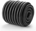 YCLYC 1/4 inch 33ft Wire Loom, Black Split Loom, Outdoor Cord Protector, Flexible Wire Conduit Automotive, Wire Protector Tubing