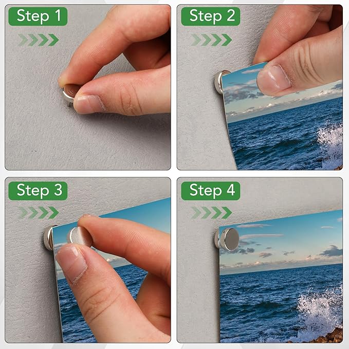 100P Magnetic Pushpin Magnetic Clips Magnet Thumb Tacks Magnet Tacks Push Pins for Cork Board Wall Bulletin Board Photo Wall