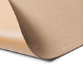 Leatherology Premium Tan Full Grain Leather Desk Pad – Modern Desk Mat for Home Office or Workspace – Water & Scratch Resistant, Slim Portable Design with Microsuede Lining
