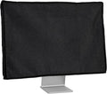 kwmobile Dust Cover for 20-22" Monitor - Linen Monitor Display Protector - Protect Your Computer Screen - Black