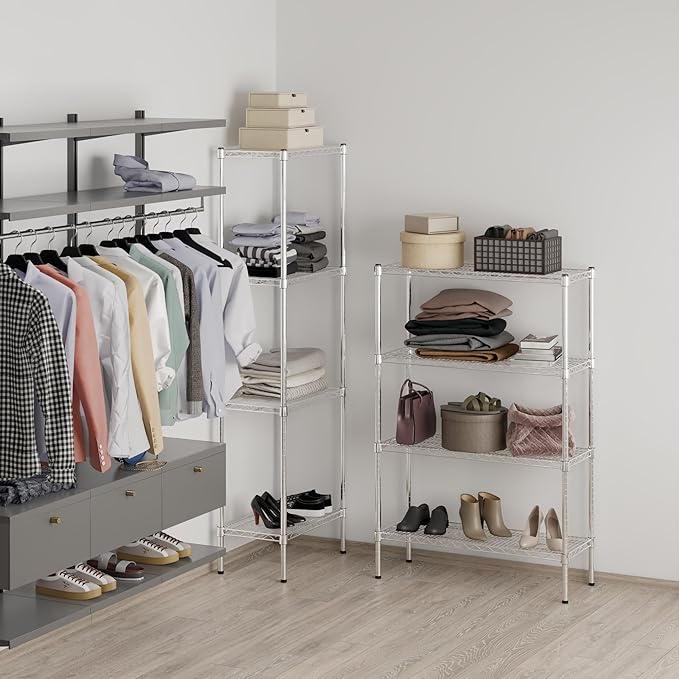 Regal Altair 14" Deep x 36" Wide x 54" Height Wire Shelving Kit | 4-Tier | NSF Commercial Storage Rack Unit