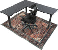Anidaroel 46"x72" Large Chair Mat for Hardwood Floor/Tile Floor, Desk Chair Mat for Hard Floors, Under Desk Rug Protector for Rolling Chair, Low Pile Carpet Floor Mat for Home Office