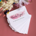 100 Thank You For Supporting My Small Business Cards, Elegant and Professional Design, 4" x 6", Recommended for Online Retailers, Small Business Owners and Local Stores