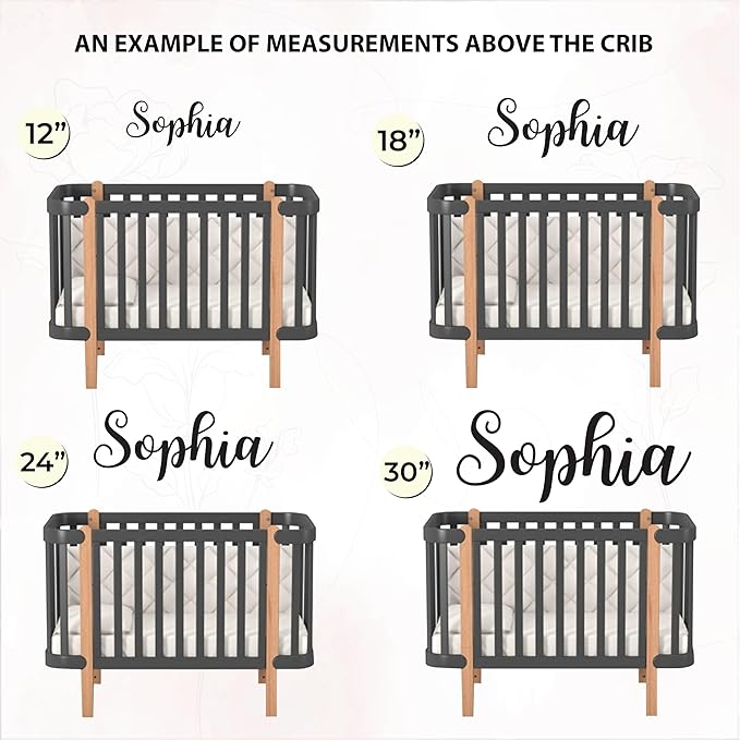 Personalized Name Sign for Nursery - Custom Wooden Name Signs for Kids Room, Personalized Nursery Name Sign - Perfect Kids Room Decor, Wall Name Decoration & Wedding signs, Family Name Signs