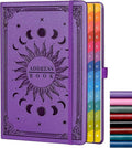 Address Book with Colorful Alphabetical Tabs (8.4" x 5.7") – Hardcover Contact Organizer for Website Passwords, Telephone, Software Licenses, and Important Information – Purple