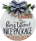Wood front door sign Wood sign Home decor Welcome sign Sign for front door House warming gift Wedding gift (Nice Package, 11" Width)