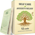 QUOKKA Self-Care & Anxiety Relief – 52 Mindfulness Cards for Stress Reduction and Emotional Balance | Grounding Exercises, Breathing Tools & Relaxation Techniques | Wellness Gift for Calm and Focus