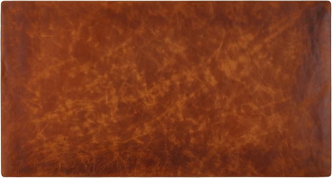 Node Leather Desk Mat - Executive Real Leather Pad - Large (18 3/4" x 35 3/4") | Non-Slip Desk Blotter