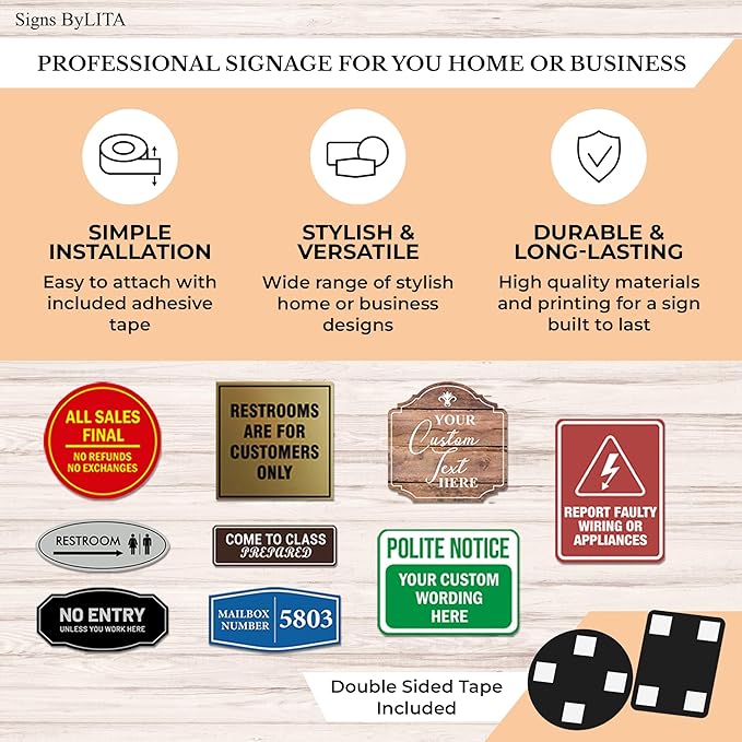 Standard Conference Room Sign -Red - Small 1 Pack