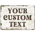 Rustic Custom Sign, Personalized Metal Signs, Gift for Him Men Dad, Man Cave, Indoor and Outdoor Use 12x18 Inches, ACM, Fade Resistant, Made in USA