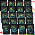Zhehao 20 Pack LCD Writing Tablet for Kids: 8.5 Inch Colorful Drawing Doodle Boards - Reusable Erasable Doodle Board Educational Learning Toys Gifts for Toddlers Ages 3-8 Party Favors(Black,Cute)