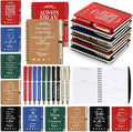 Spakon 20 Set Valentine's Day Christian Gifts Bulk Church Sticky Note Spiral Notebook Bible Verse Ballpoint Pen Prayer Journal Religious Scripture Notepad Sunday School Teacher Pastor Party Favor