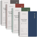 EMSHOI Lined Journal Spiral Notebook 5.7" x 8.22" - 4 Pack 640 Pages 100gsm Thick Paper, A5 Small Notebooks College Ruled, Plastic Hardcover Journals for Writing Women Men Work School Supplies