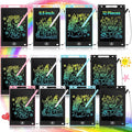 Tinlade 12 Pack LCD Writing Tablets for Kids, 8.5 Inch Erasable Doodle Boards Portable Electronic Drawing Pads, Learning Bulk Toys Gifts for School Prize (Pink, Light Blue, White, Black)