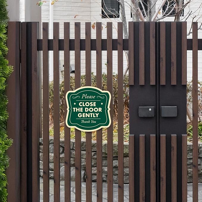 Custom Decorative Outdoor Metal Sign - Personalized Aluminum Driveway Sign, Waterproof, Made in USA - Design 3 Forest Green 12x12 In