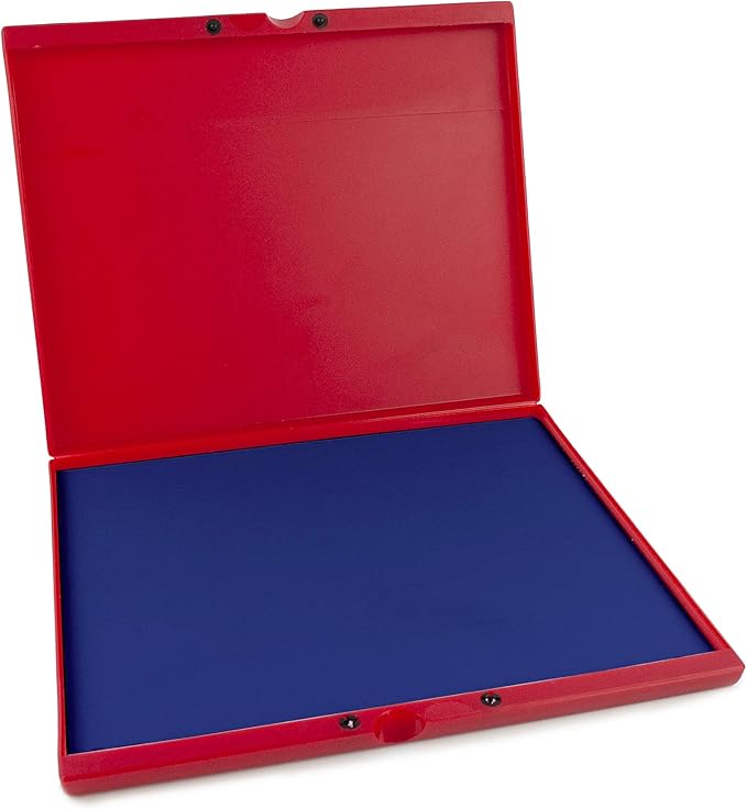 MaxMark Industrial Stamp Pad - Extra Large 9.25" x 12.25" Stamp Pad - Blue Ink
