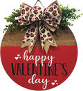 Wood front door sign Wood sign Home decor Welcome sign Sign for front door House warming gift Wedding gift (Happy Valentine's Day(UV014(A60) S005), 22" Width)