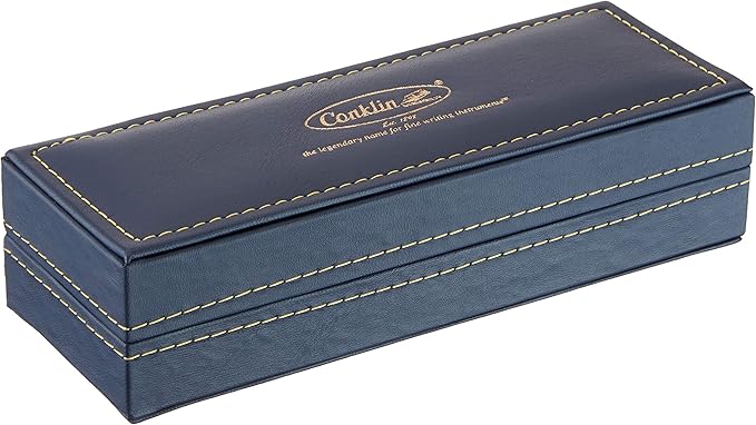 Conklin All American Fountain Pen in Brownstone – Omniflex Nib, Flexible Design & Rich Brown Finish – Ideal Gift for Pen Enthusiasts & Collectors