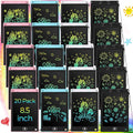 Zhehao 20 Pack LCD Writing Tablet for Kids: 8.5 Inch Colorful Drawing Doodle Boards - Reusable Erasable Doodle Board Educational Learning Toys Gifts for Toddlers Ages 3-8 Party Favors(Pastel,Cute)