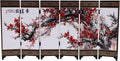LUOZZY Chinese Style Mini Screen Ornaments Desktop Wooden Panel Divider Creative Folding Small Screen Props for DIY Crafts Home Office Tabletop Decor