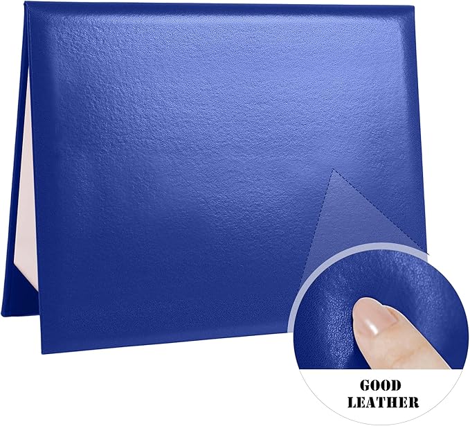 Diploma Cover 8.5” x11” Diploma Holder of Graduation Leatherette Padded Certificate（Tent Style),40-Pack