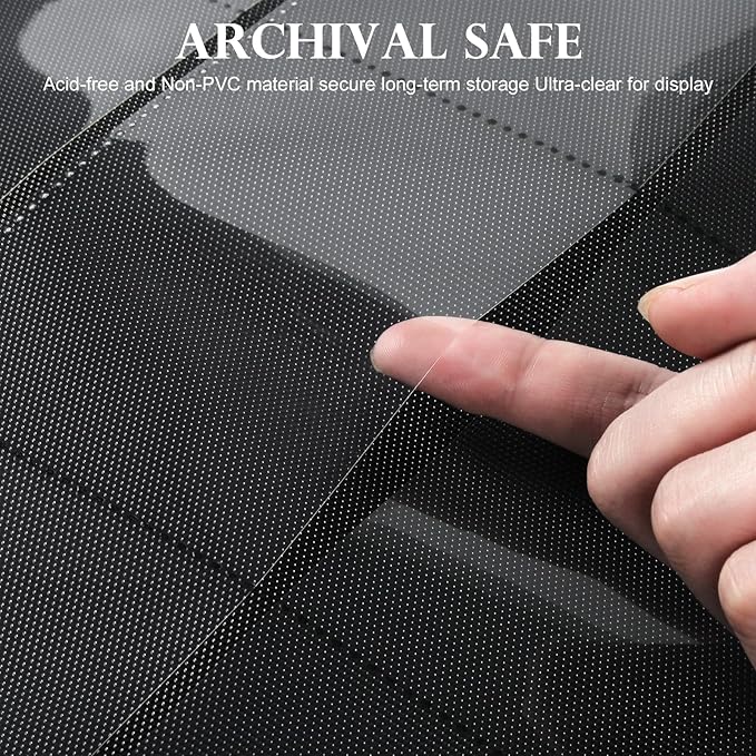 GEAoffice Premium Top Loader Binder 9 Pockets, Waterproof PU Leather Card Binder for Toploaders Holds 324 Cards, Side Loading Archival Safe Card Album Collection Binder for MTG, TCG, Sports Cards, Red