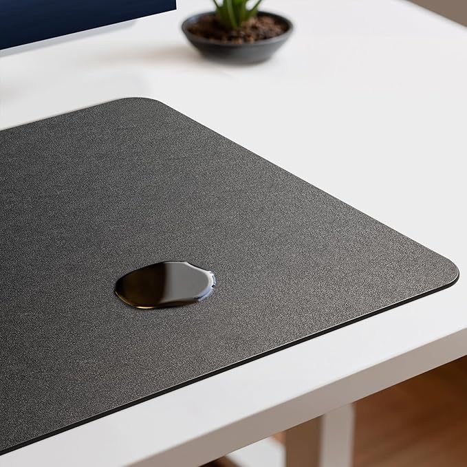 Jotsome Leather Desk Pad Mat, Non-Slip Desk Blotter Pad - Desk Protector for Office, Home, Laptop, and Desktop, Gift for The Holidays (Sage, 34" x 17")