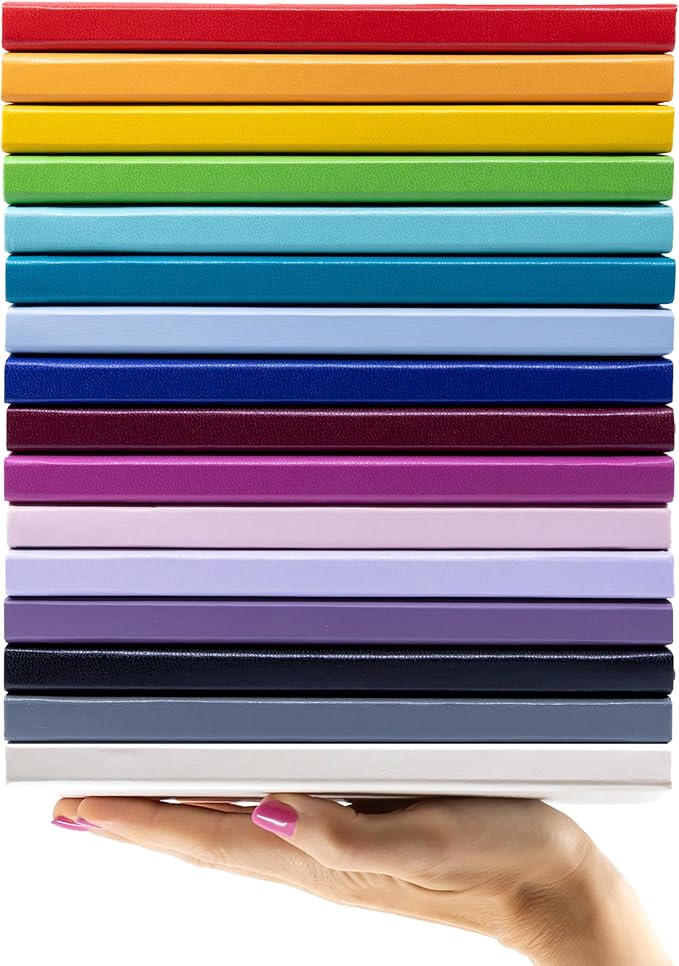 PAPERAGE Blank Journal Notebook, (Burgundy), 160 Pages, Medium 5.6 in x 8 in - 100 GSM Thick Paper – Hardcover Journaling Notebook for Work, School, Note Taking or Sketching