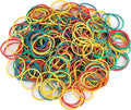 700PCS Multicolor Rubber Bands,Assorted Color Rubber Bands,Sturdy,Heat Resistant Rubber Band for School, Home, or Office