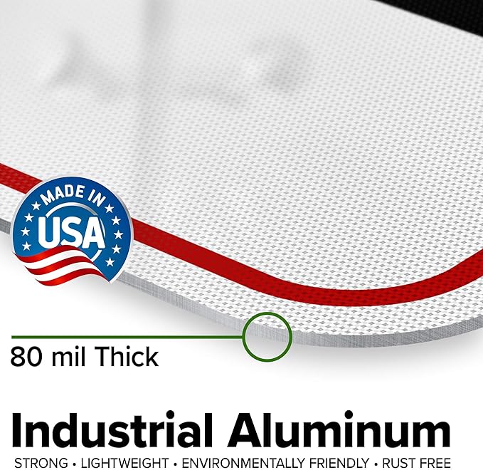 Custom Sign, Custom Sign for Business, Indoor/Outdoor use. 12x18 Inches, 3M EGP Reflective, Rust Free .063 Aluminum, Fade Resistant, Made in USA by My Sign Center (Header)