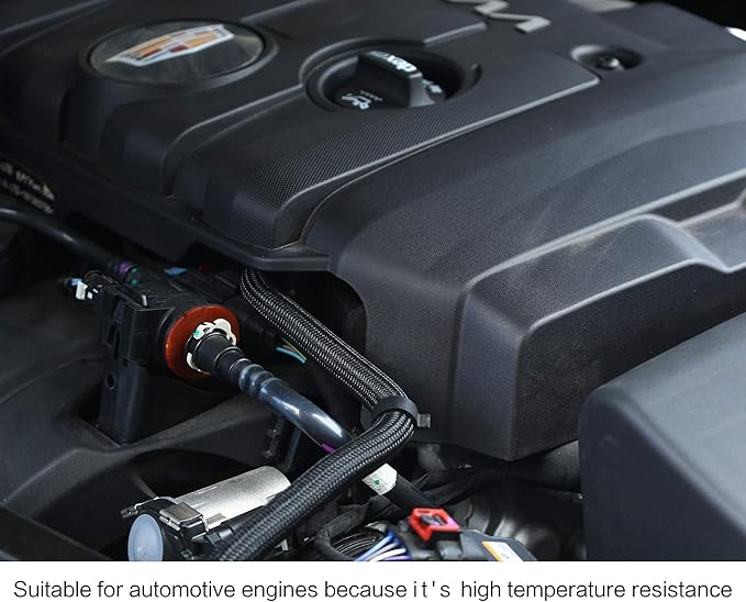 100ft - 1/4 inch PET Expandable Braided Sleeving – Black – Alex Tech Braided Cable Sleeve