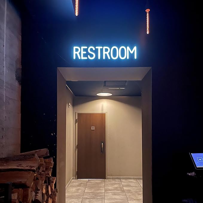 SpellBrite CASHIER Sign | Directional Sign with Neon Look, Red LED Light Source | 25.4" x 6.3"