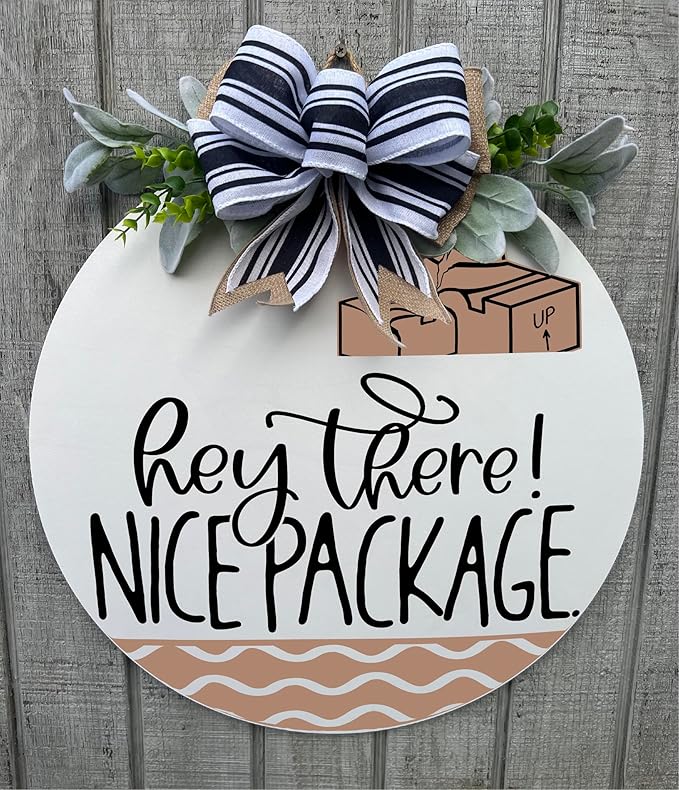 Wood front door sign Wood sign Home decor Welcome sign Sign for front door House warming gift Wedding gift (Nice Package, 11" Width)