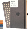 Dingbats* - Wildlife Lined Extra Large A4 Notebook - PU Leather Hardcover Journal for Work, Writing - Pocket, Elastic Closure, Pen Holder, Bookmark