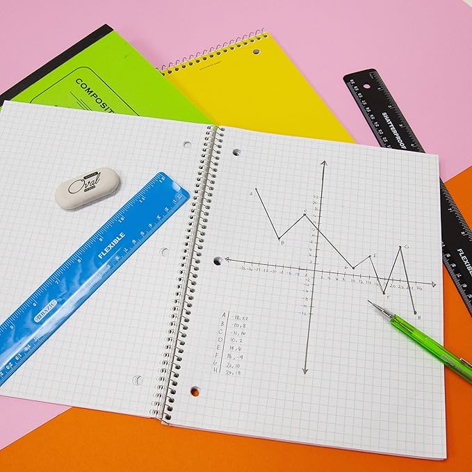 BAZIC Products Shatterproof Flexible Curve Ruler 12" (30cm), Inches Centimeter Metric Measuring Drafting Rulers, 288-Packs