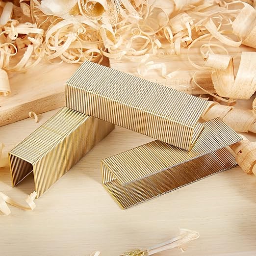 meite 16 Gauge 1-Inch Wide Crown Staples 1-1/2'' Leg, Galvanized P-Type Heavy Duty Construction Staples for Stapler Gun - Roofing Subflooring House-Wrap, Strong Holding & Tear-Resistance, 10,000 PCS
