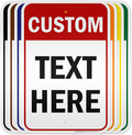 Custom Sign, Custom Sign for Business, Indoor/Outdoor use. 12x18 Inches, 3M EGP Reflective, Rust Free .063 Aluminum, Fade Resistant, Made in USA by My Sign Center (Header)