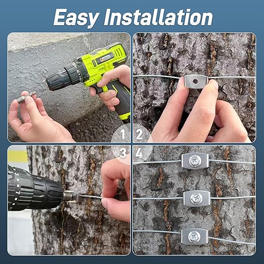 Sumloty 30-Pack 304 Stainless Steel Fence Staples, 1.6 Inch Reusable Fence Screw Nails for Wire Mesh and Woven Fencing, Easy Install with Power Drill