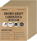 Brown Kraft Cardstock - 8.5'' x 11'' 85lb Cover Card Stock Heavyweight Paper Perfect for Scrapbooks/Art/Crafts/Christmas/New Year Cards 25 Sheets 250GSM UAP13KP