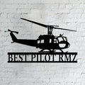 Personalized Metal Airplane Wall Art, Airplane Name Sign, Customized Pilot Name Sign, Airplane Hangar Sign Decor, Aviation Home Office Decor, Large Outdoor Decor, Pilot Gifts, Aircraft Lovers Gift