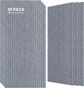 10 Pack Large Acoustic Panels,48 x 24 x 0.4 Inch Sound Proof Foam Panels for Walls，Premium Noise Dampening Panels,Sound Panels for Media Room, Office and Studio,African Gray